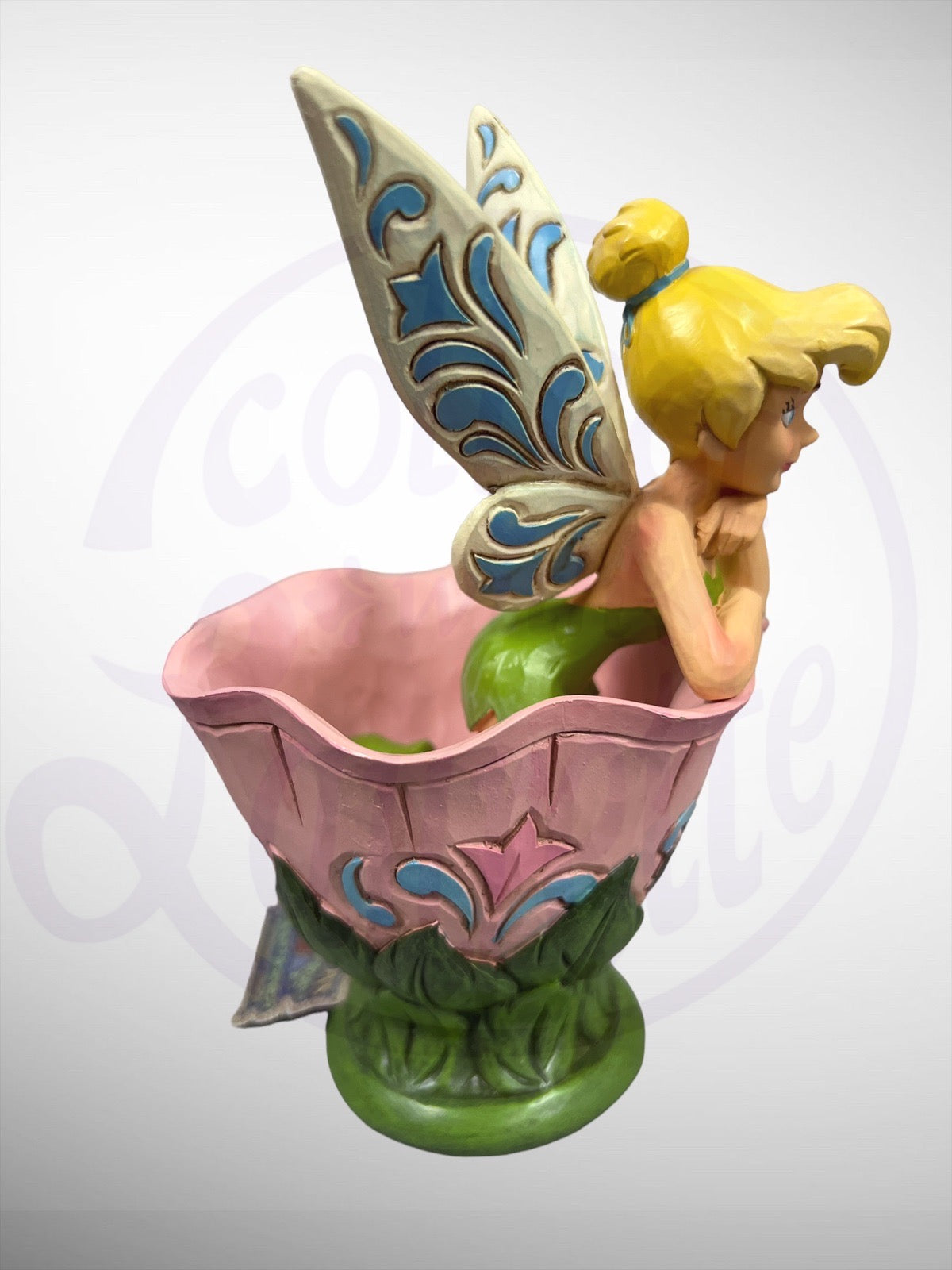Jim Shore Disney Traditions - A Spot of Tink Tinker Bell Flower Teacup Figurine